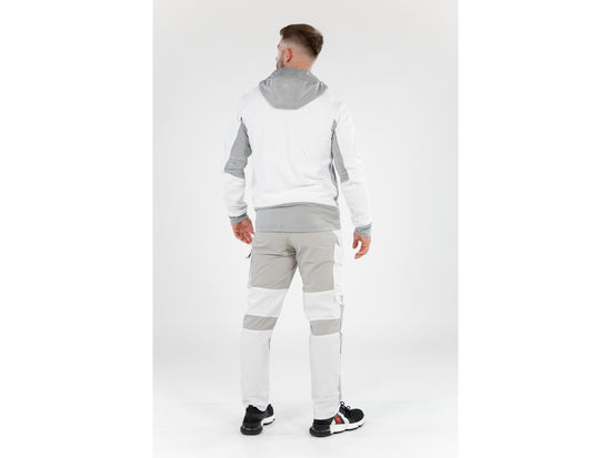 PANTALON DE LUCRU STRETCH. ALB.2XL
