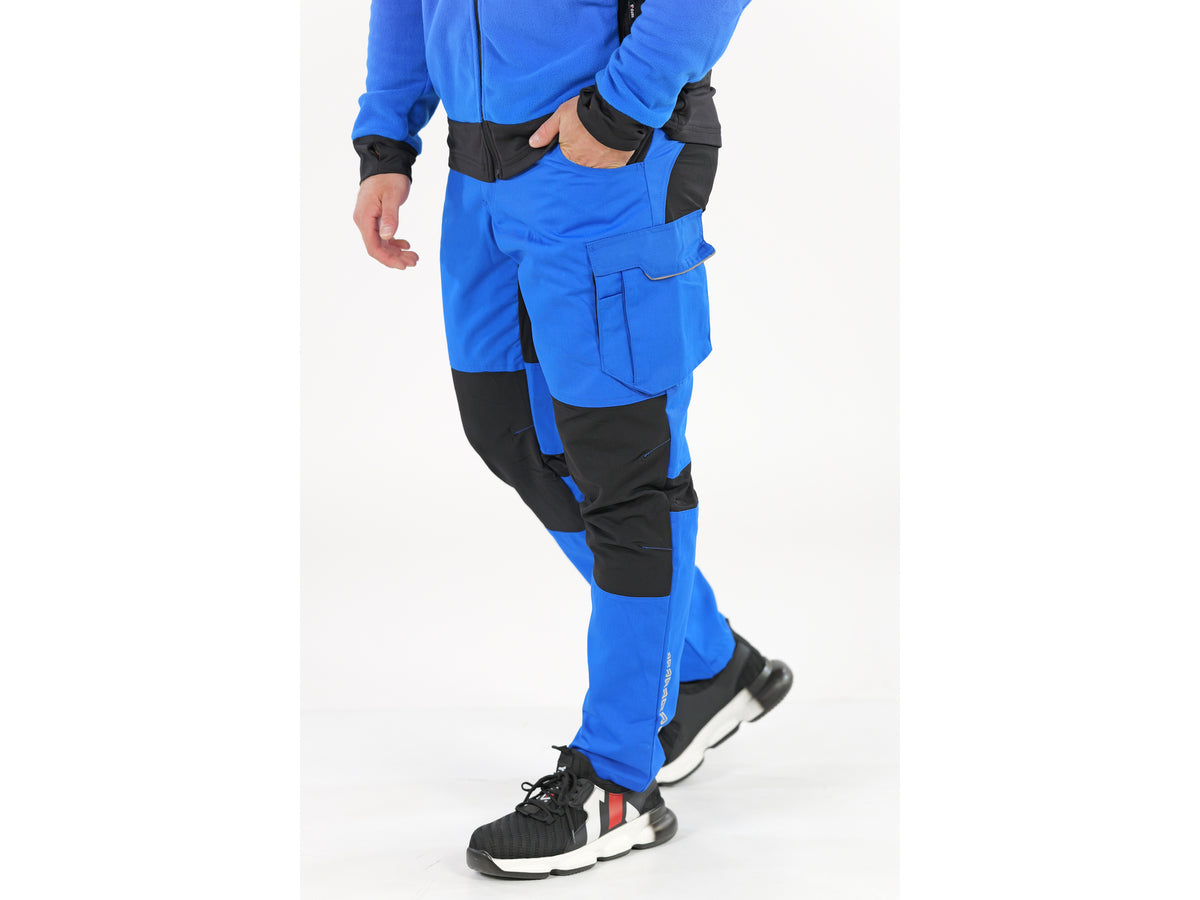 PANTALON DE LUCRU STRETCH. ALBASTRU M