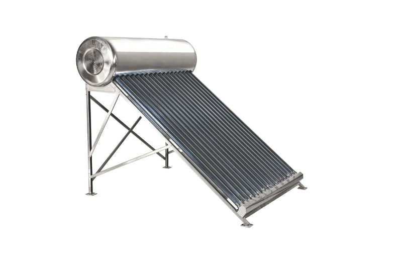 Panou solar nepresurizat Fornello pentru producere apa calda, cu rezervor inox 82 litri, 10 tuburi vidate si vas flotor 5 litri