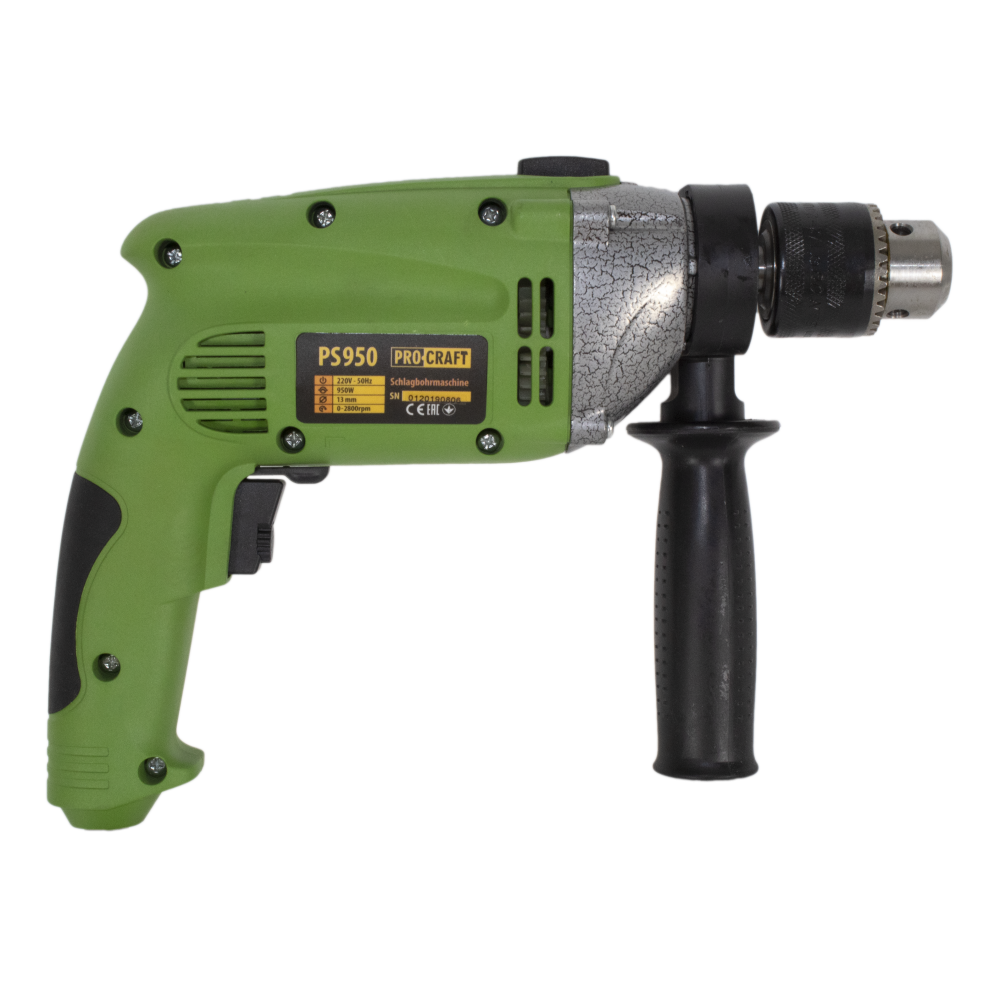 Bormasina cu Percutie Procraft PS1050, 810W, Mandrina 13 mm, 2800 RPM, Revers