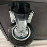 Carucior transport marfa VivaTechnix VMD-1012, platforma Tego 18 mm, 150 kg, roti 125 mm