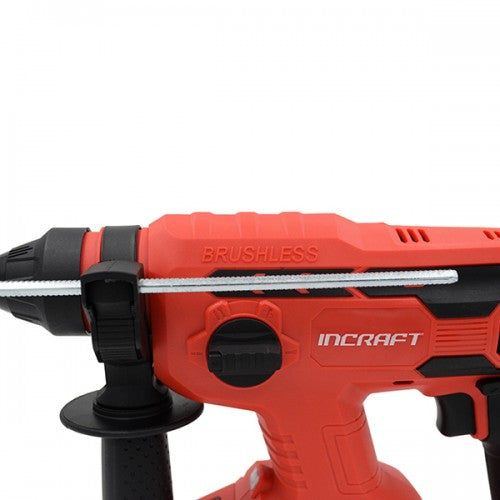 Ciocan rotopercutor cu acumulator 20V Incraft HK-20V 2J SDS+ motor fara perii 5Ah