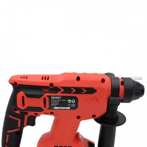 Ciocan rotopercutor cu acumulator 20V Incraft HK-20V 2J SDS+ motor fara perii 5Ah