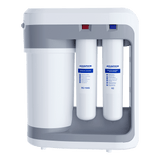 Aparat de filtrare apa cu osmoza inversa Aquaphor RO-202S, 4 filtre, rezervor 5L, pompa presiune integrata, 100 GPD