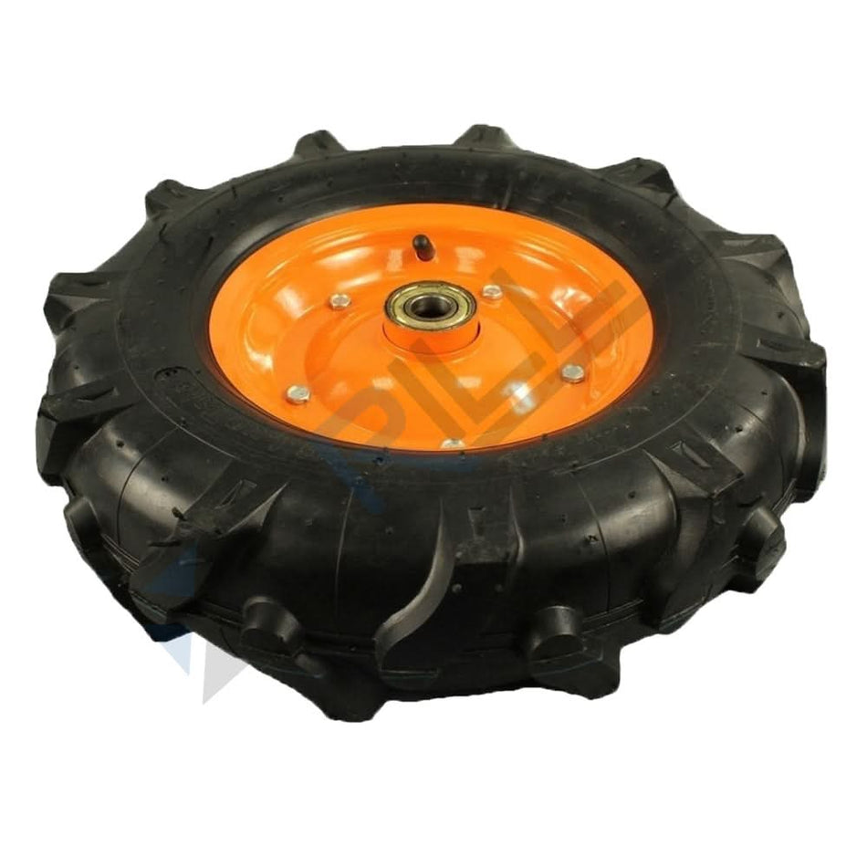 Roata 400-8 cu rulment, 20 mm, pentru motocultor, motosapa si roaba, 4.5 kg
