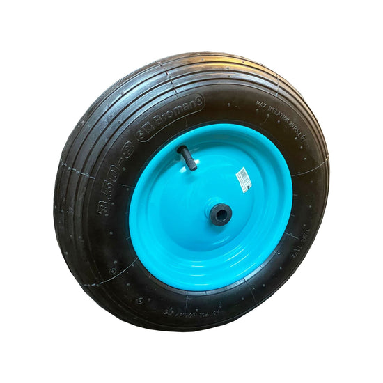 Roata Roaba Broman 3.50-8 | Ax 14mm | Bucsa | Cauciuc Rezistent