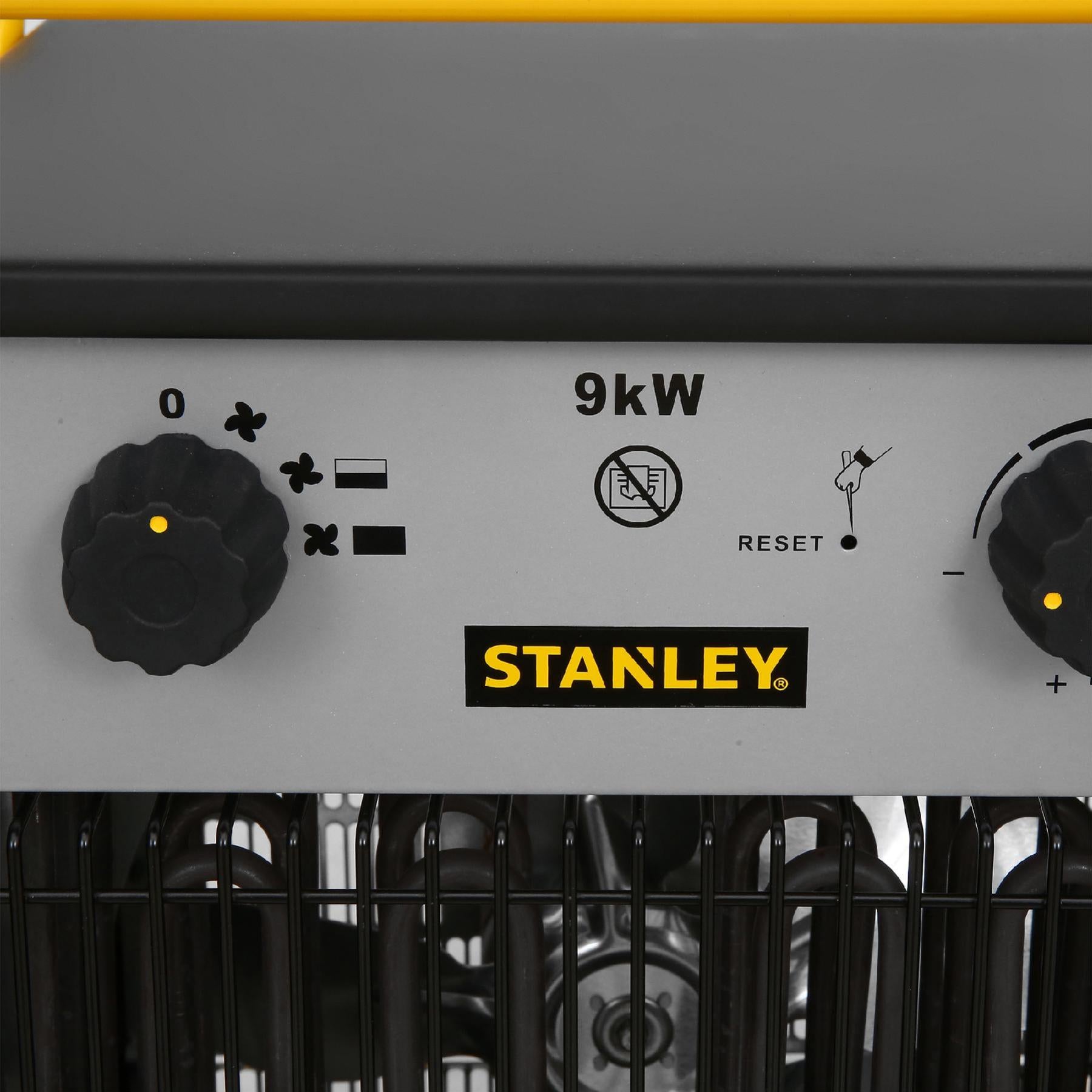 Aeroterma industriala Stanley, 9000W, 2 trepte, termostat mecanic, IPX4