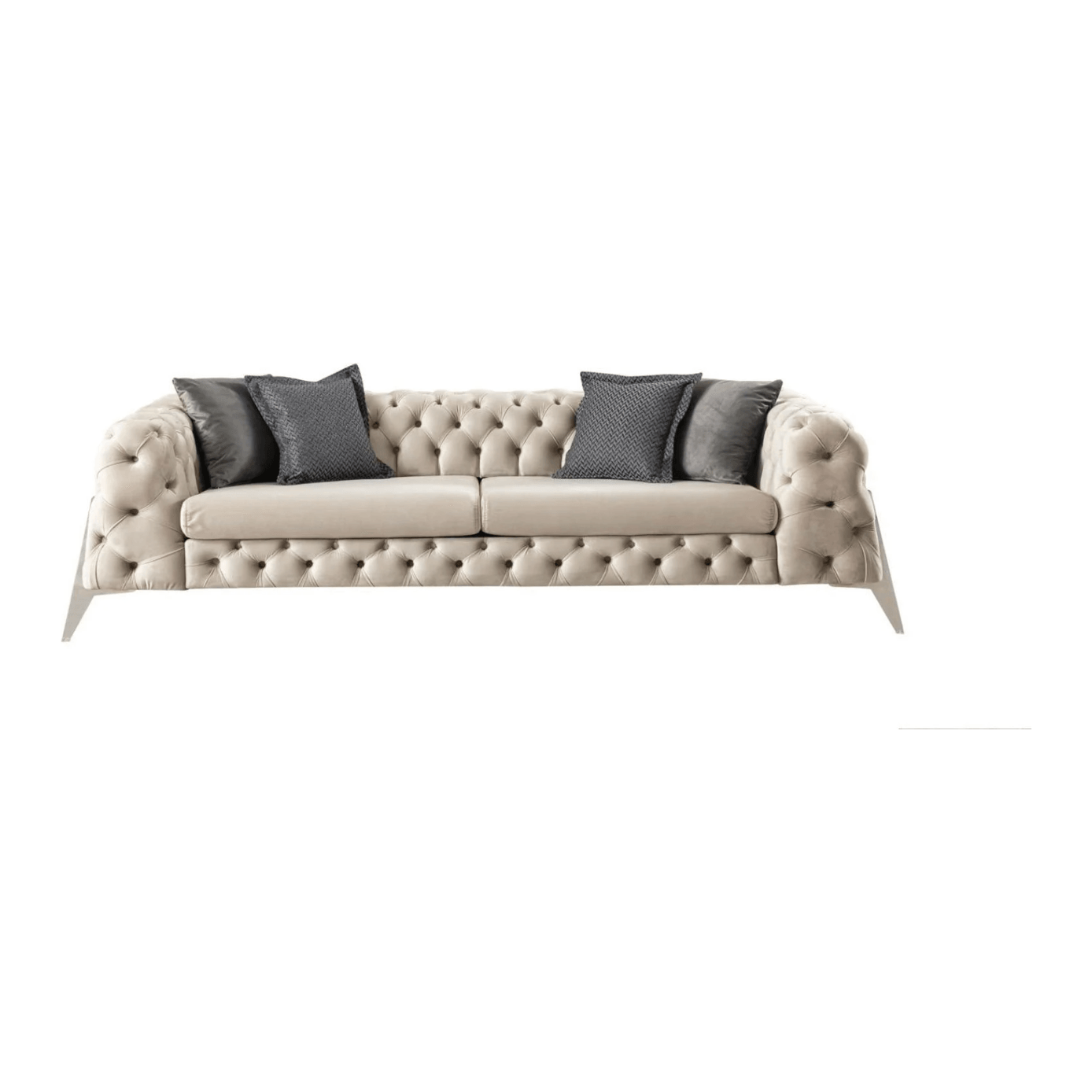 Canapea Italian Chesterfield Beige, OT13.3.1 - ZEP.RO - Ți-e la îndemână!