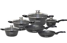Set cratite si tigai 10 piese acoperire marmura