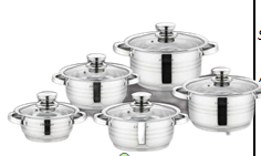 Set oale cu capac 10 piese