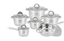 Set oale inox 7 straturi 12 piese