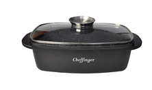 Tavă cuptor roaster 32 cm, 5L, acoperire cu marmură