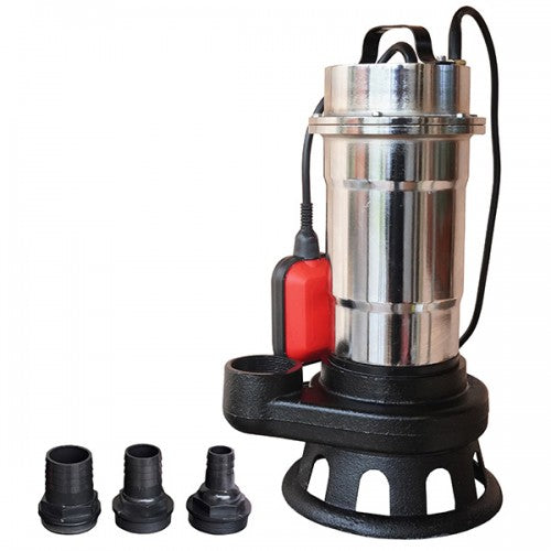 Pompa submersibila apa murdara 1.5kW Incraft SWP-750-50 cu cutit tocator pluta carcasa nichel