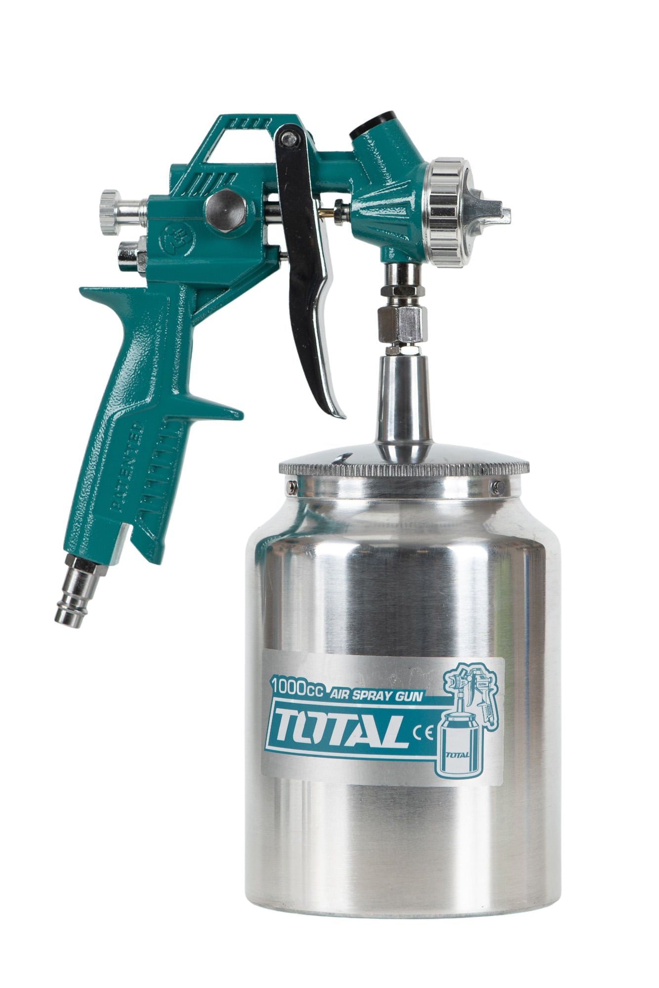 Pistol de vopsit TOTAL 1.5 mm, rezervor 1000 ml