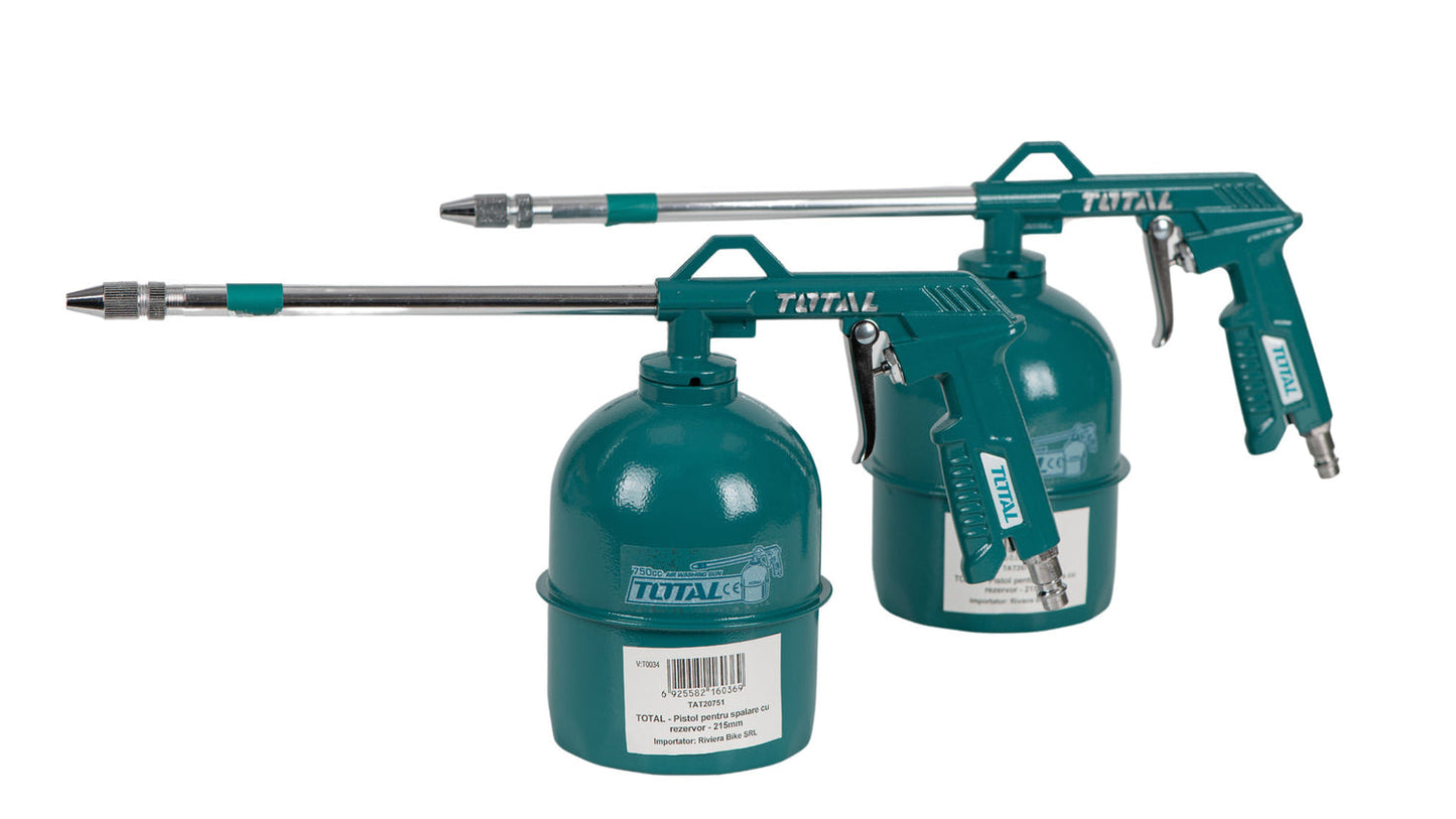 Pistol TOTAL pentru spalare cu rezervor, duza 215 mm