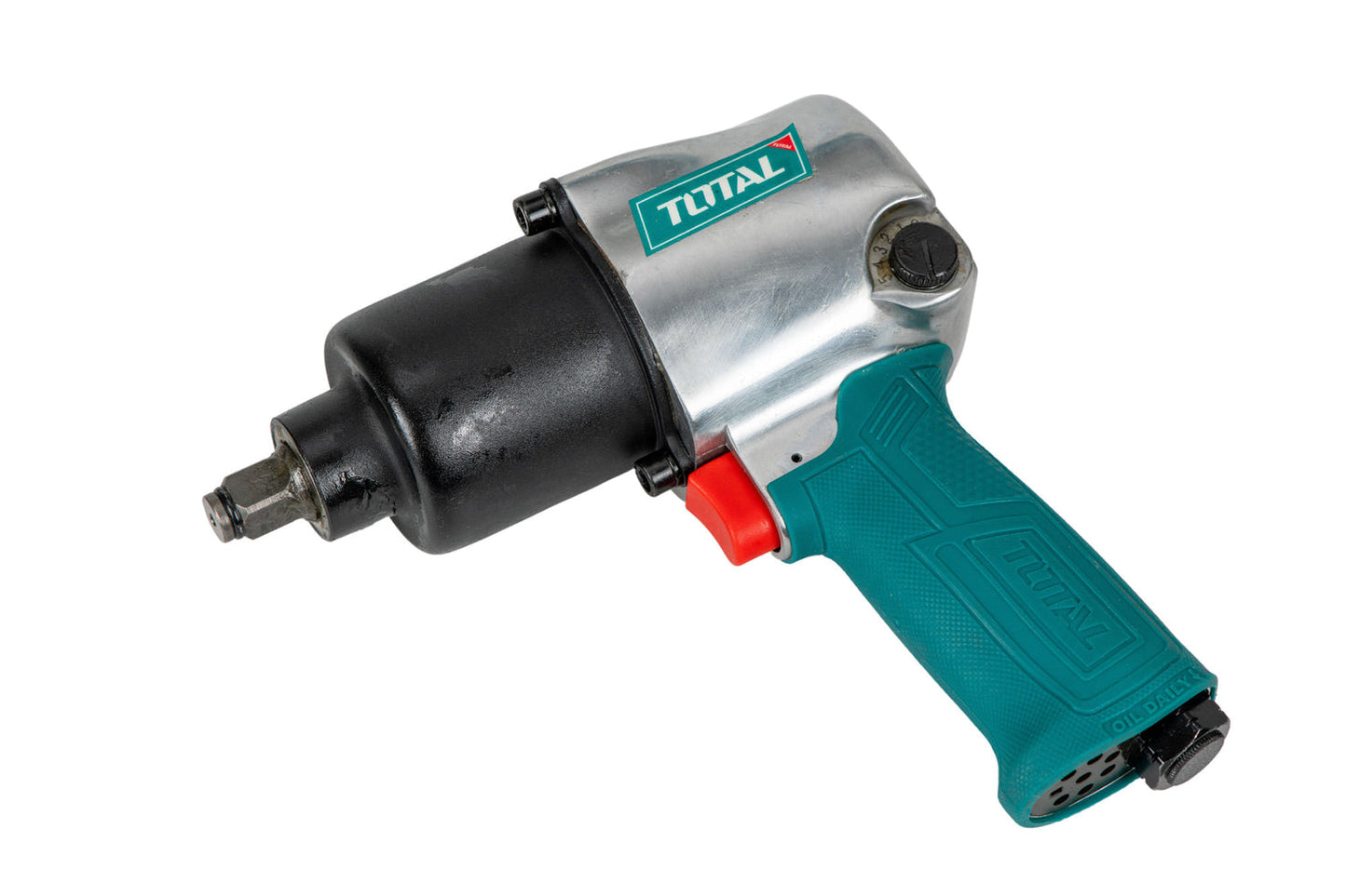 Pistol de impact pneumatic TOTAL 610 Nm, 7000 rpm, cu chei tubulare