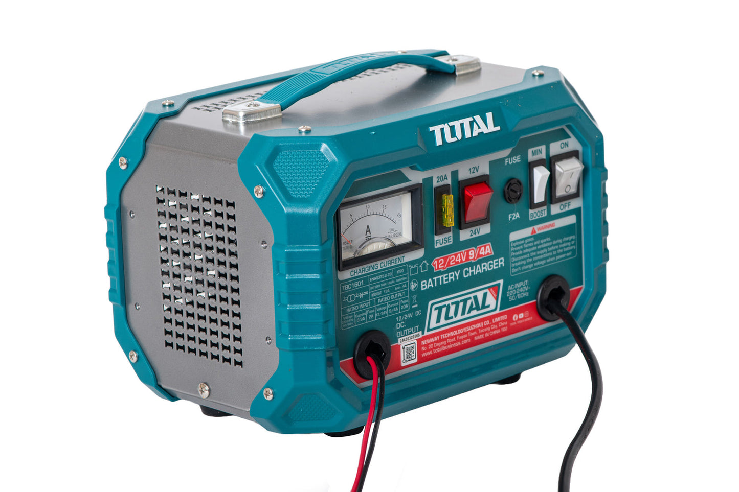 Redresor auto TOTAL 12–24V, 12A, portabil