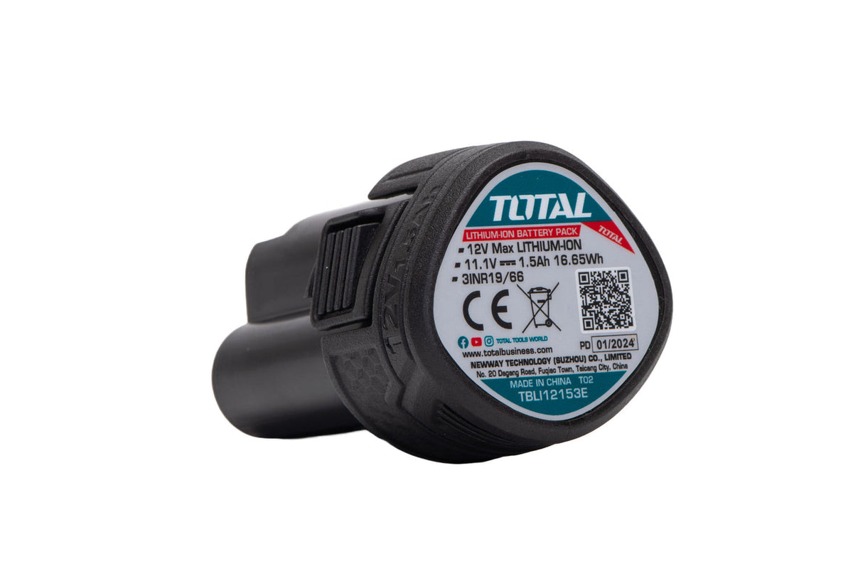Acumulator TOTAL 12V 1.5Ah Li-Ion, incarcare USB-C, compatibil S12
