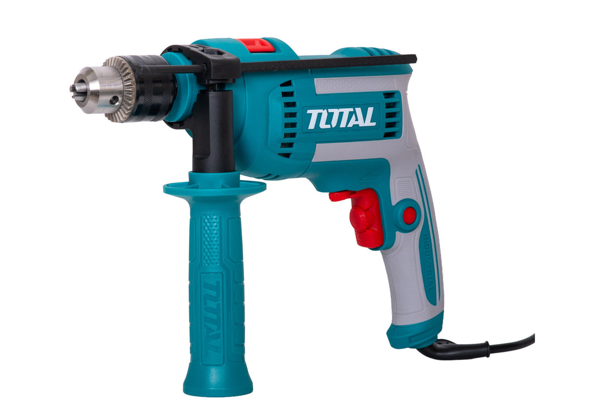 Masina de gaurit cu percutie TOTAL 710 W, 3000 rpm, control variabil viteza