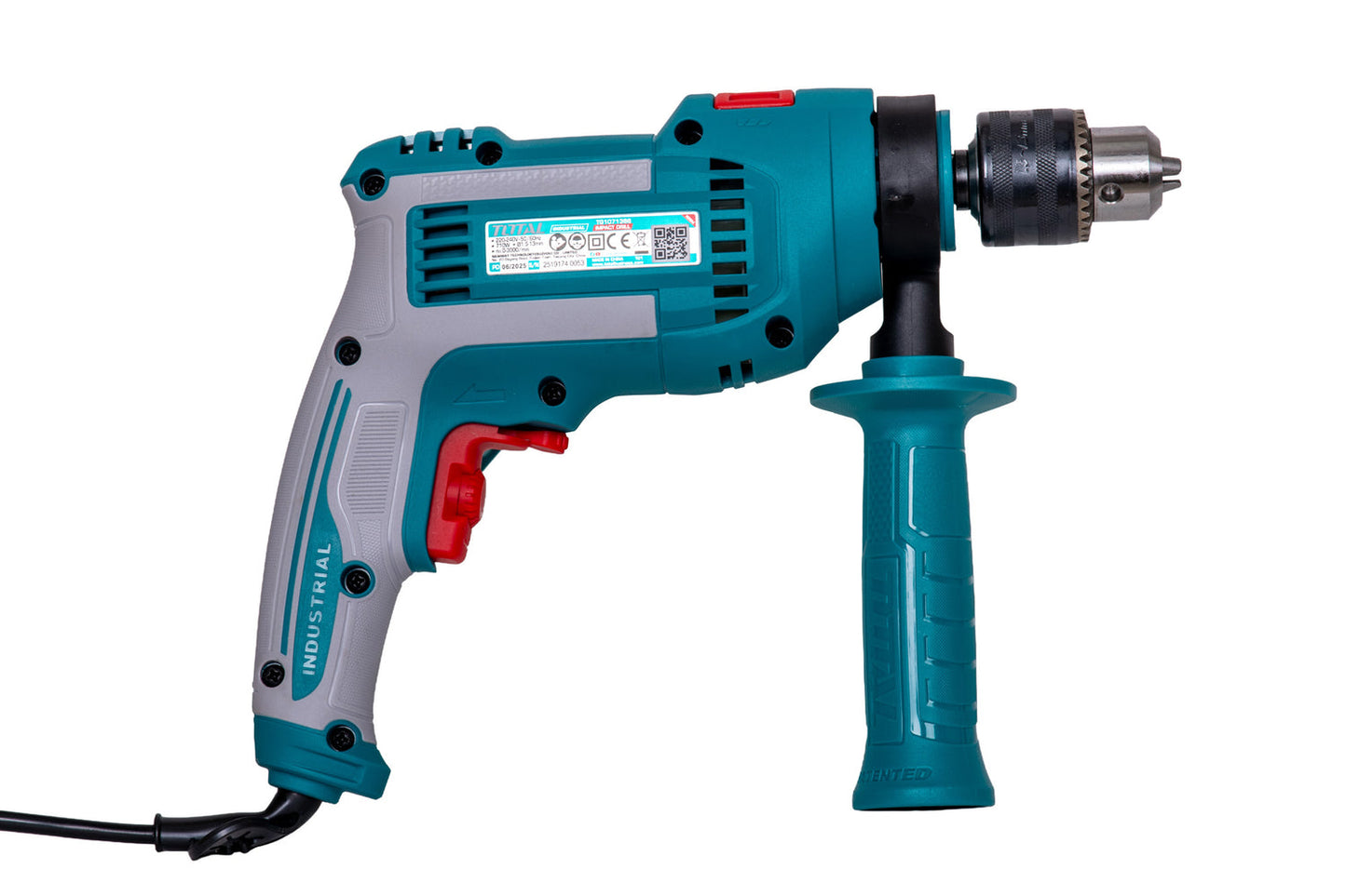 Masina de gaurit cu percutie TOTAL 710 W, 3000 rpm, control variabil viteza