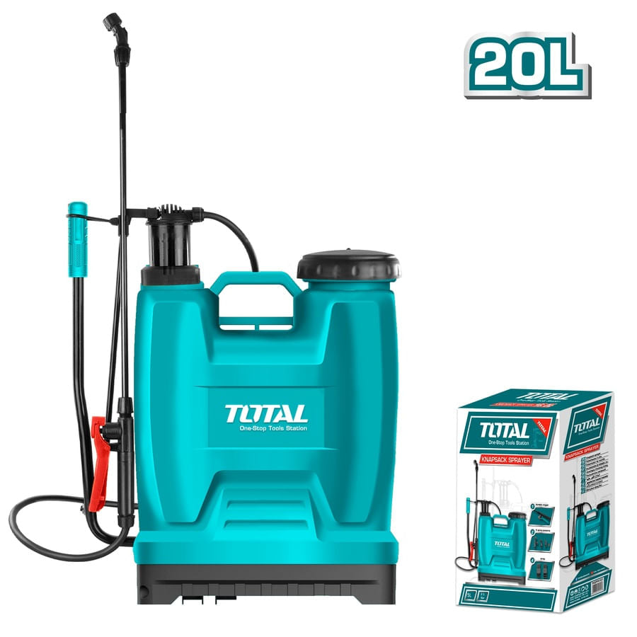 Pulverizator PROFESIONAL TOTAL 20L, 4.5 bar, pentru stropiri rapide si suprafete mari