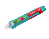 Detector tensiune TOTAL 12V–1000V AC, fara contact, LED, alarma sonora si luminoasa