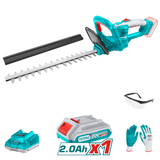 Trimmer gard viu TOTAL 20V, lama 450 mm, cu acumulator si incarcator