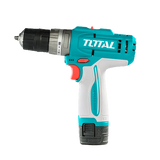 Masina de gaurit cu percutie TOTAL 12V, 20 Nm, 2 trepte viteza, 2 baterii 1.5Ah, fara incarcator