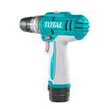 Masina de gaurit cu percutie TOTAL 12V, 20 Nm, 2 trepte viteza, 2 baterii 1.5Ah, fara incarcator