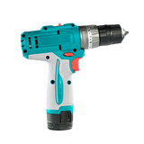 Masina de gaurit cu percutie TOTAL 12V, 20 Nm, 2 trepte viteza, 2 baterii 1.5Ah, fara incarcator