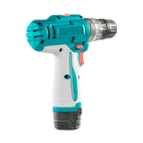 Masina de gaurit cu percutie TOTAL 12V, 20 Nm, 2 trepte viteza, 2 baterii 1.5Ah, fara incarcator