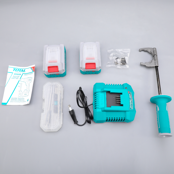 Masina de gaurit cu percutie TOTAL 20V, brushless, 166 Nm, 2 acumulatori 5.0Ah, incarcator inclus
