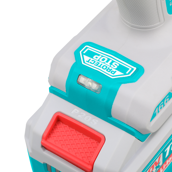 Masina de gaurit cu percutie TOTAL 20V, brushless, 166 Nm, 2 acumulatori 5.0Ah, incarcator inclus