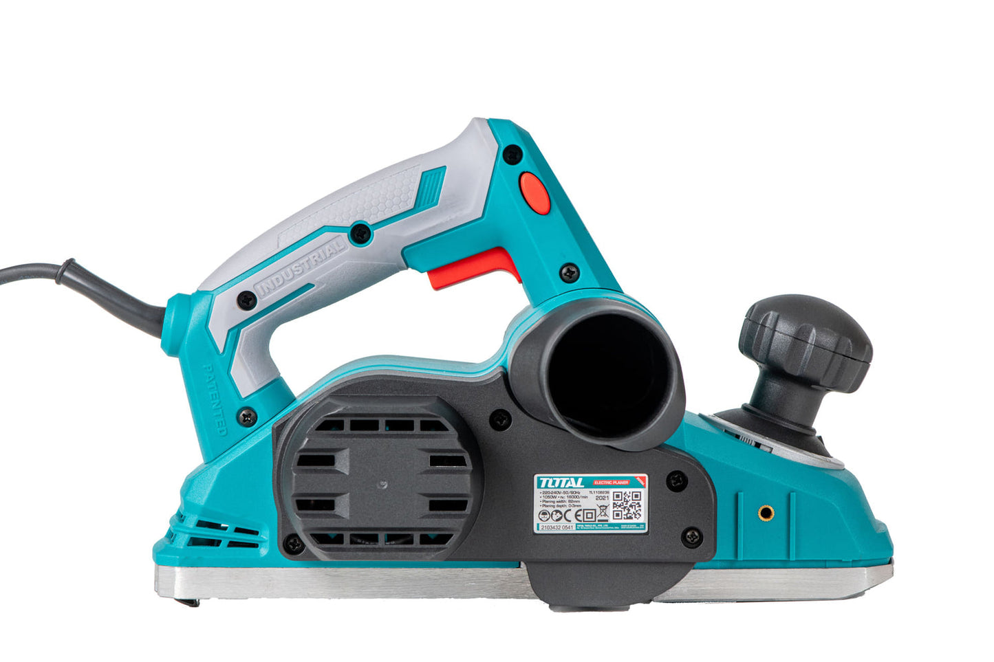 Rindea electrica profesionala TOTAL Industrial 1050W, 16000 rpm, latime 82 mm