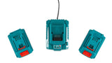 Set TOTAL 20V: pistol vopsit, pistol cuie, 2 baterii 2Ah, incarcator si accesorii