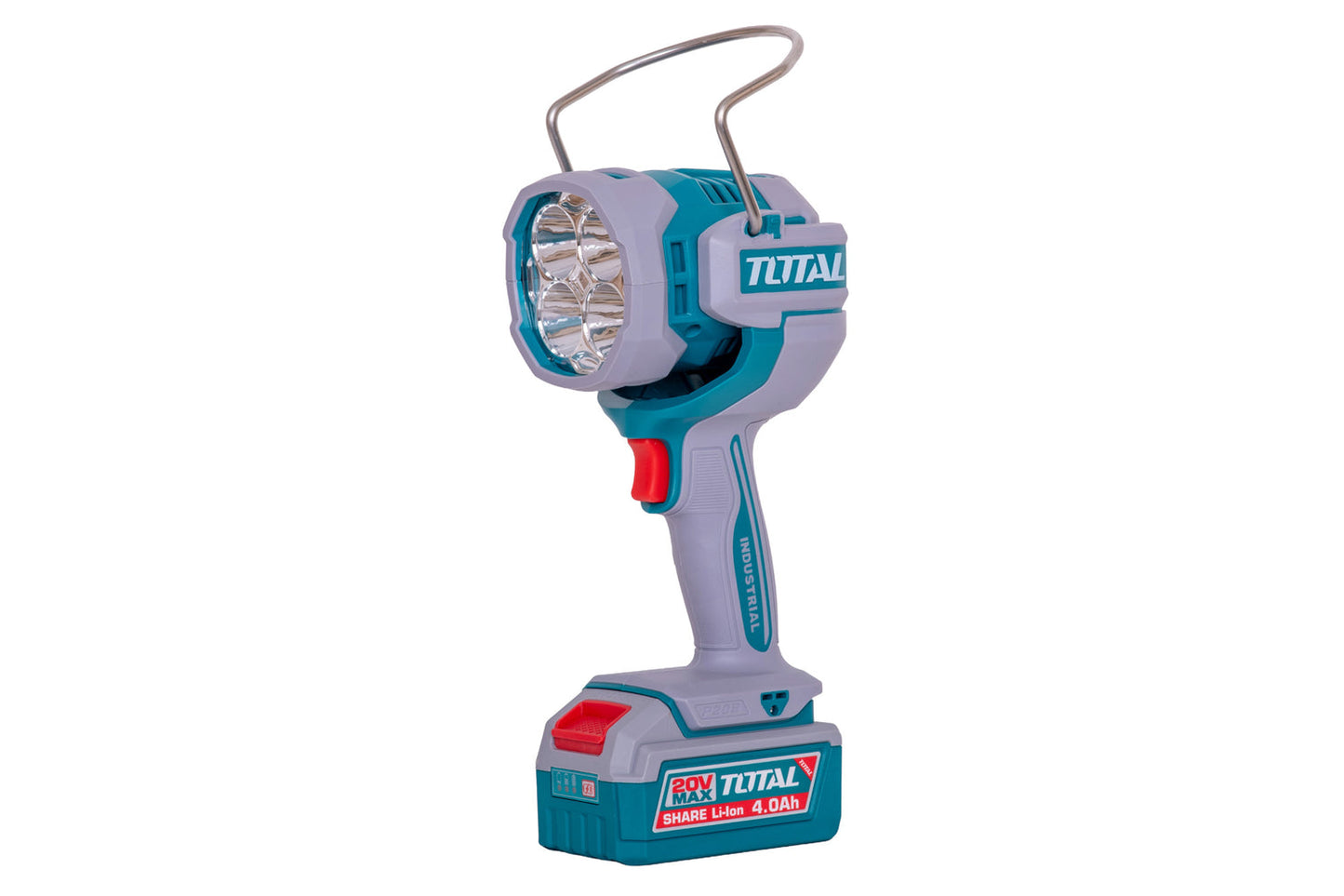 Kit Combo TOTAL 20V cu 9 unelte Brushless, 2 baterii 4Ah, incarcator si accesorii, geanta textila