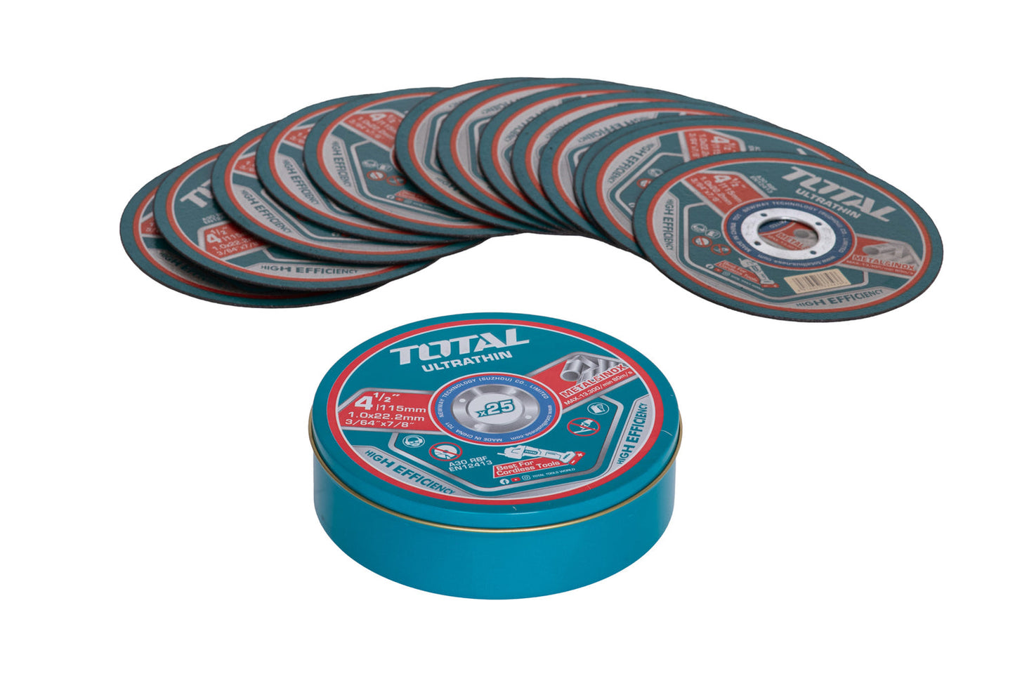 Kit Combo TOTAL 20V cu 9 unelte Brushless, 2 baterii 4Ah, incarcator si accesorii, geanta textila