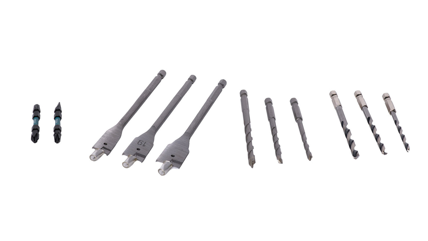 Kit Combo TOTAL 20V Brushless cu 3 unelte, 2 baterii 5.0Ah, incarcator si accesorii