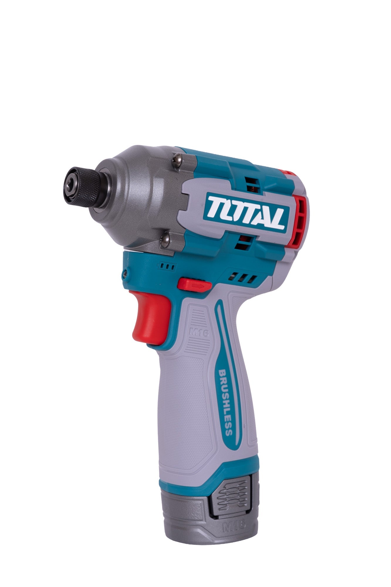 Kit combo TOTAL 16V cu masina de insurubat cu impact, nivela laser 3D si telemetru laser