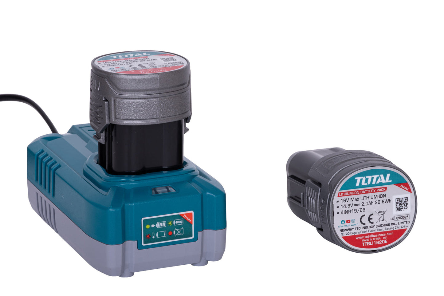 Kit combo TOTAL 16V cu masina de insurubat cu impact, nivela laser 3D si telemetru laser