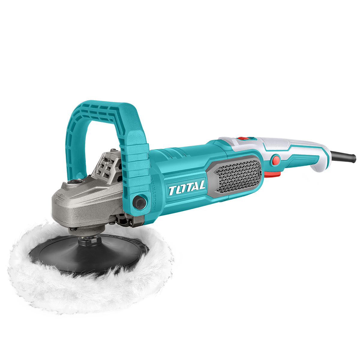 Masina de slefuit TOTAL 180 mm, 1400 W, viteza variabila, maner D, accesorii incluse