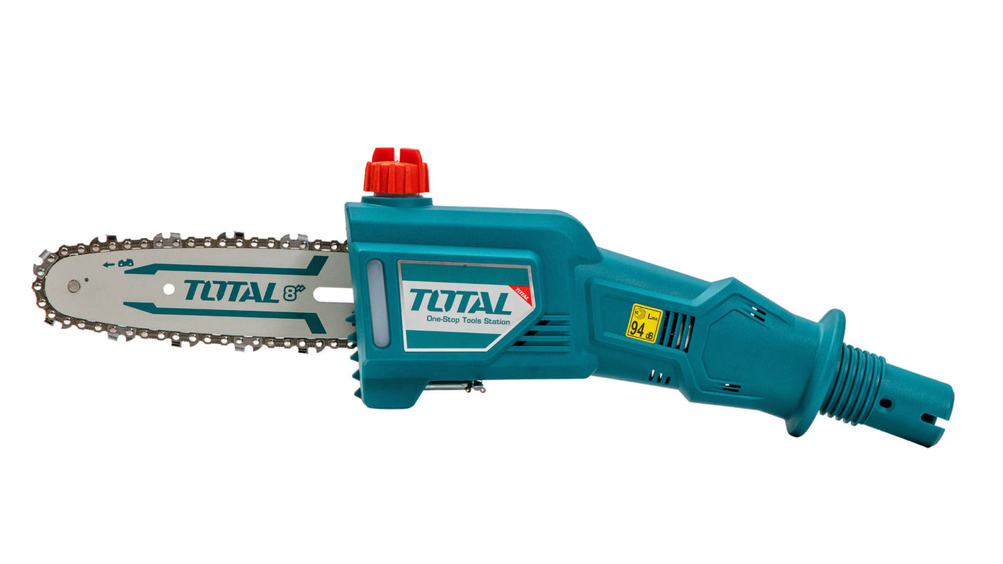 Fierastrau telescopic si trimmer gard viu TOTAL 20V, 2.4m, lama 46cm + 20cm, acumulator 2.0Ah inclus