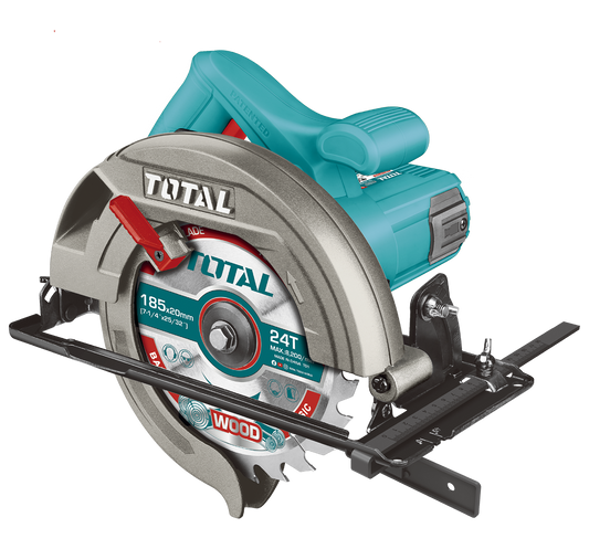 Fierastrau circular TOTAL Industrial 1400 W, disc 185 mm, 4800 rpm