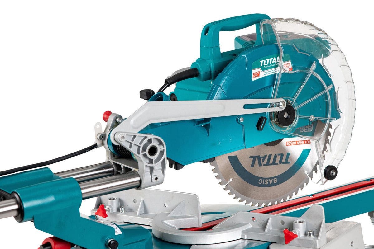 Fierastrau circular stationar TOTAL 1800W 255mm cu sanie glisare 5300RPM