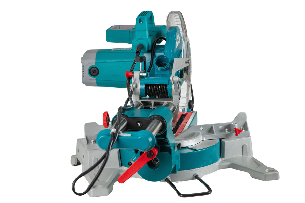 Fierastrau circular stationar TOTAL 1800W 255mm cu sanie glisare 5300RPM