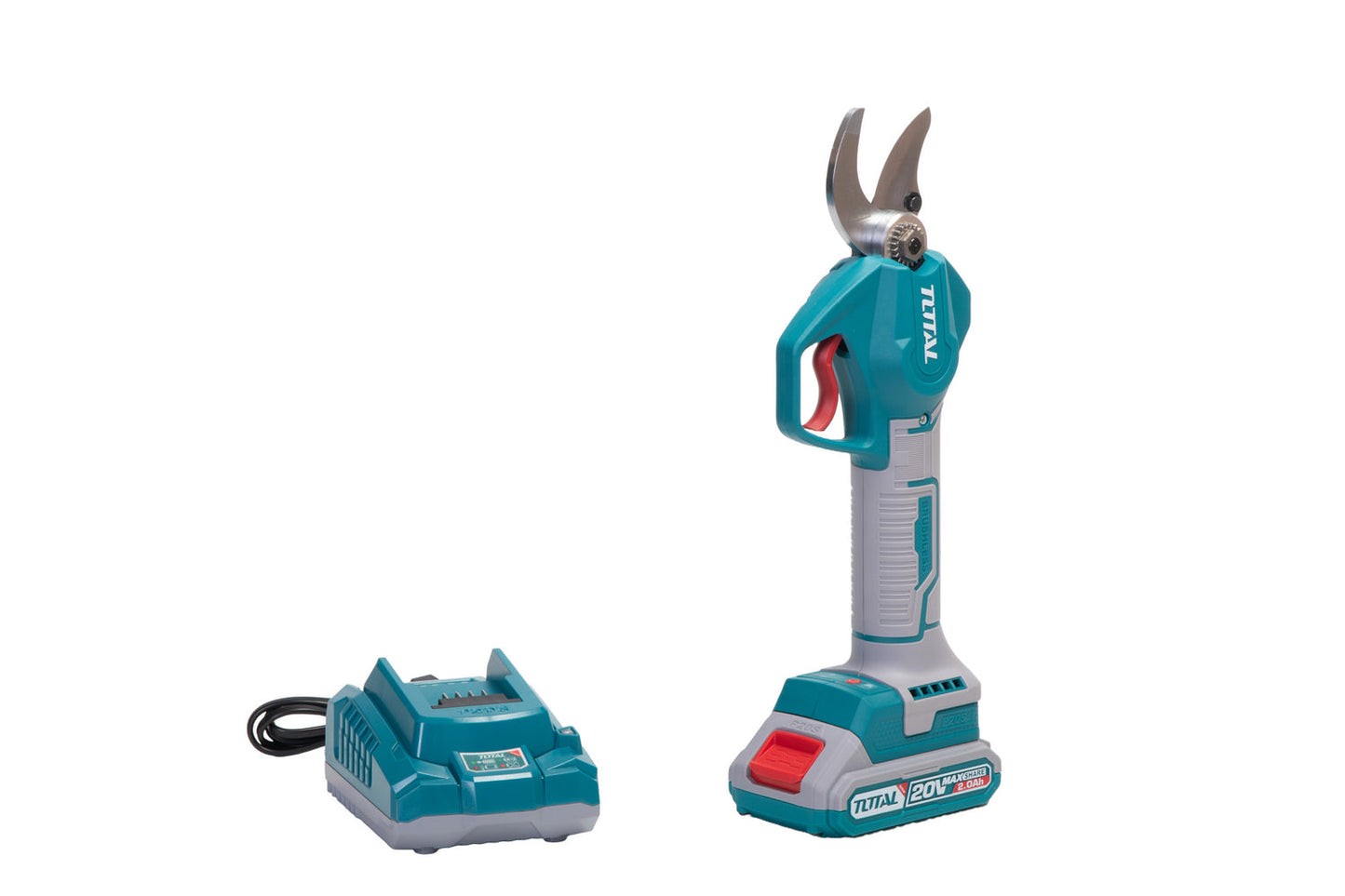 Foarfeca electrica crengi TOTAL 20V, taiere 30 mm, Brushless (cu acumulator si incarcator)
