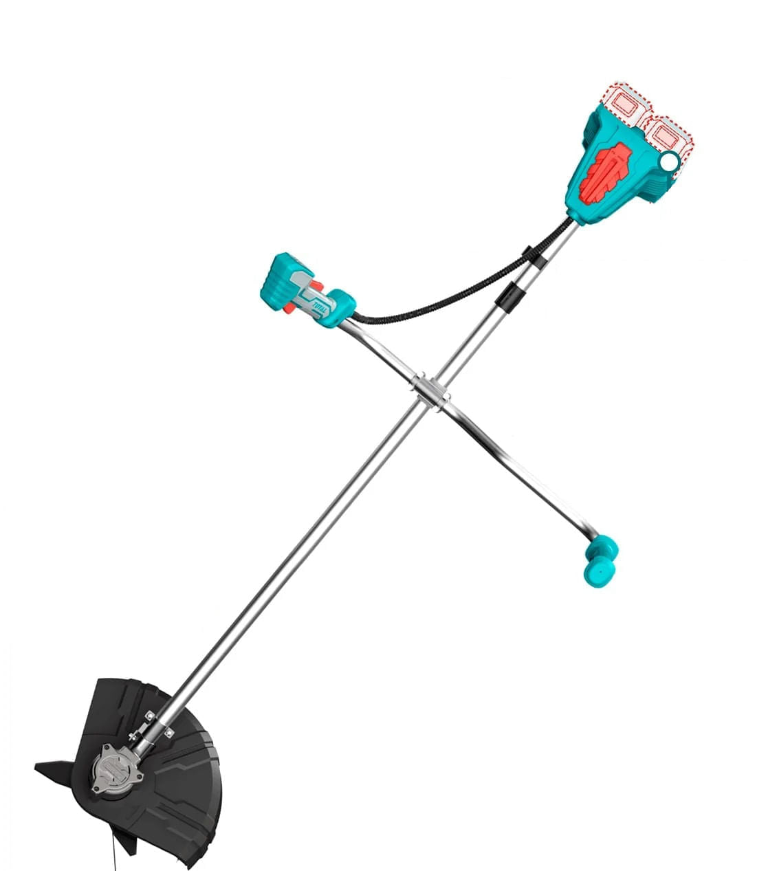 Motocoasa pe acumulatori TOTAL 40V Li-Ion, brushless, 2 baterii 4.0Ah, incarcator dublu