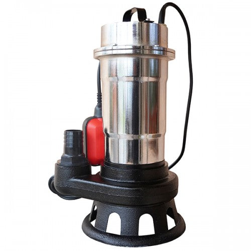 Pompa submersibila apa murdara 1.5kW Incraft SWP-750-50 cu cutit tocator pluta carcasa nichel