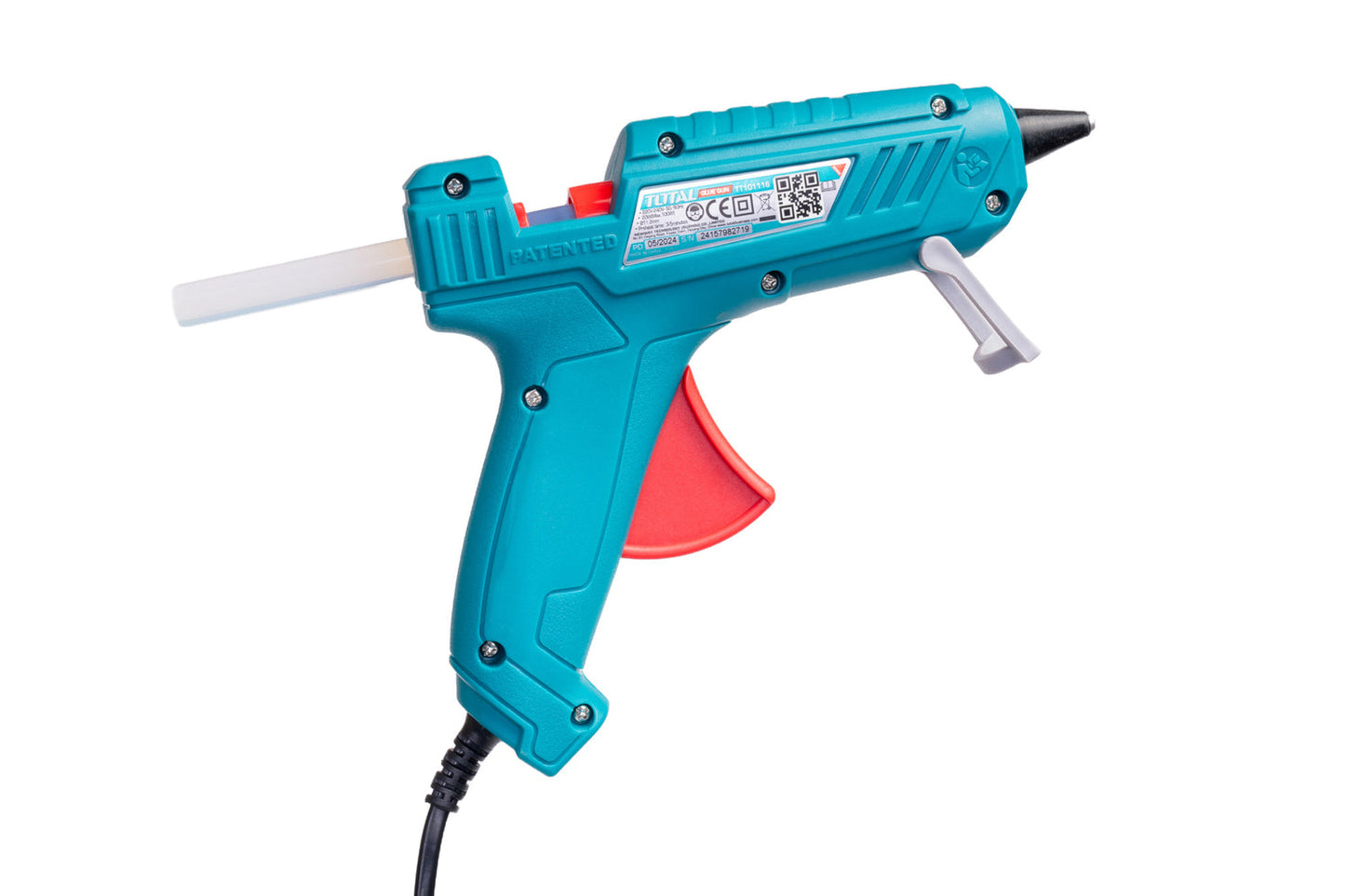 Pistol de lipit TOTAL 100W pentru lipire la cald cu batoane siliconice