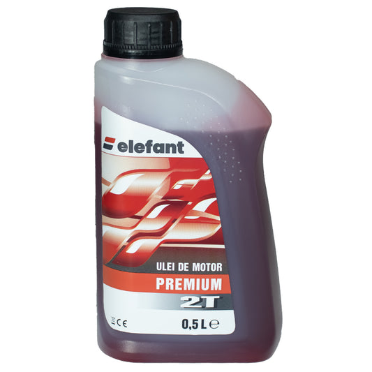 ULEI PREMIUM , AMESTEC 2T ,ROSU , 0.5L Elefant